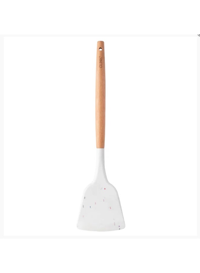 NAMA Silicone stirring spoon with wooden handle - Image 1