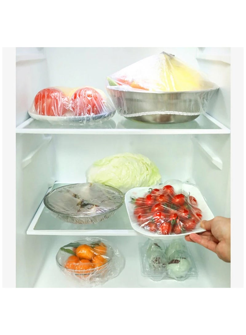 AROAQ غلاف بلاستيكي للاستعمال مرة واحدة، غطاء طعام، أغطية طعام من الدرجة الأولى، كيس لحفظ الطعام الطازج من الغبار - Image 4