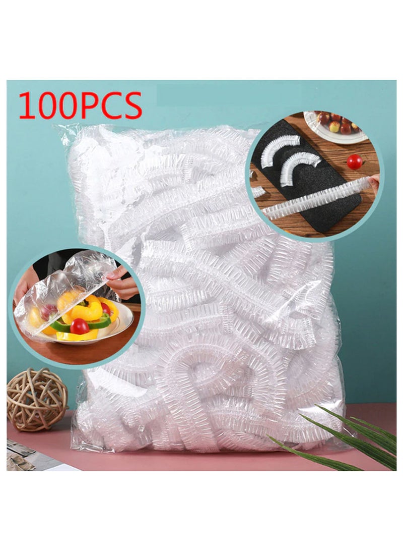 AROAQ غلاف بلاستيكي للاستعمال مرة واحدة، غطاء طعام، أغطية طعام من الدرجة الأولى، كيس لحفظ الطعام الطازج من الغبار - Image 1