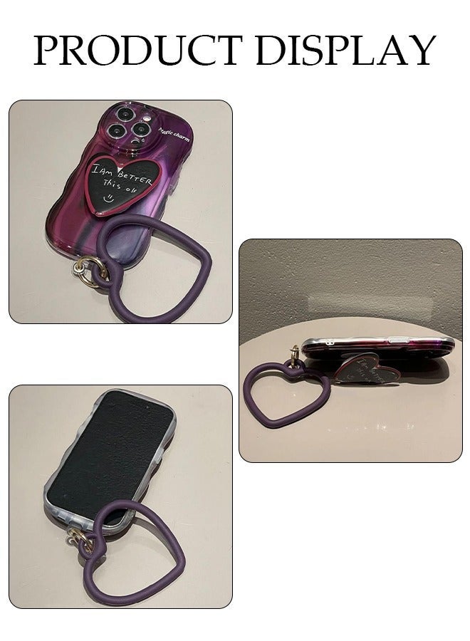 DUNISO iPhone 15 Pro MAX Phone Case 6.7" Full Body Protective Phone Cover With Crossbody Strap Anti-fall Phone Case Built-in Screen and Camera Protector For Apple 15 Pro MAX Phone Case - Image 5