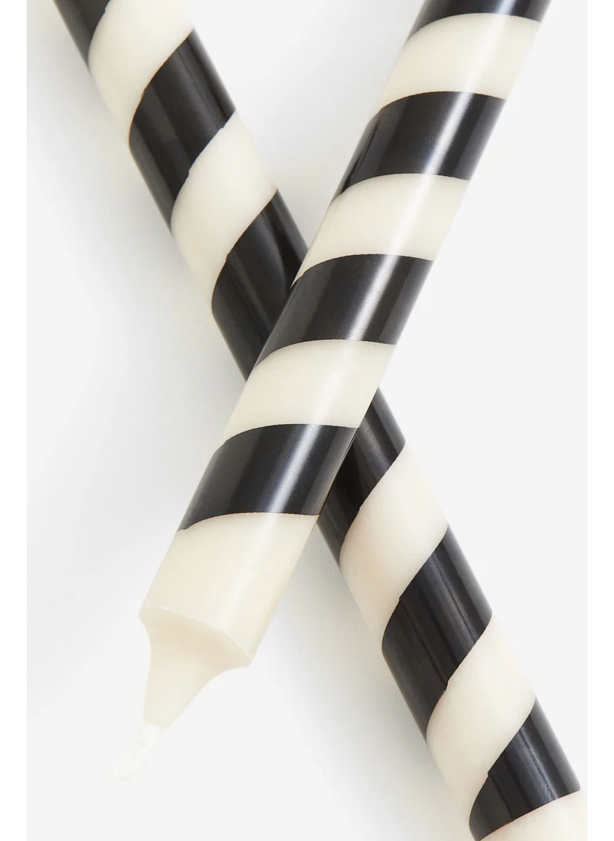 H&M 2-Pack Candy Cane Candles