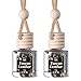 CE Craft Co Hanging Car Air Freshener Diffuser 2 Pack Long Lasting Fragrance Oil Car Freshener Glass Bottle Auto Air Freshener Made in USA Tuscan Leather - Image 2
