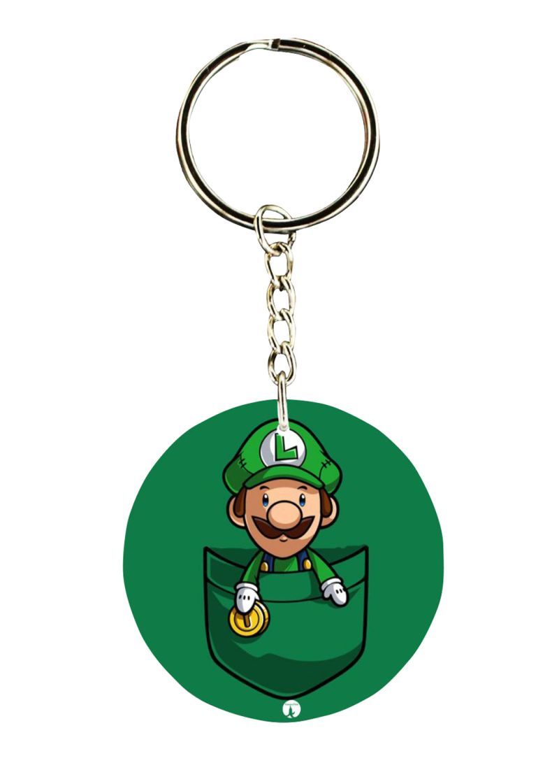 RKN Video Game Super Mario Printed Keychain