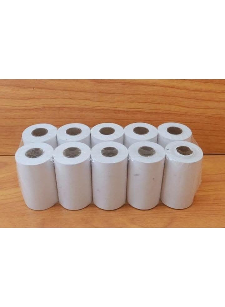 Thermal paper for Visa and Fawry, 10 rolls - 5.7 cm - 16 meters per roll - Image 1