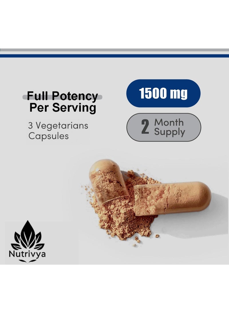 Nutrivya NAD+ 1,500mg Per Serving | 180 Vegetarian Capsules | Resveratrol + Hyaluronic Acid | Non-GMO Dietary Supplement - Image 4