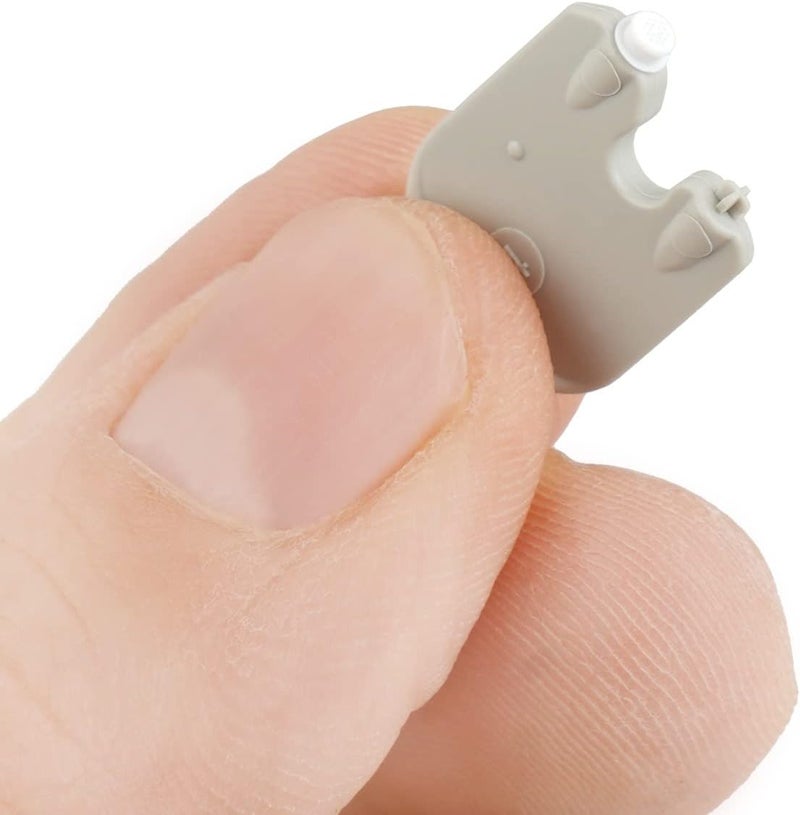 JB White 30 Pieces ProWax Wax Guards for Hearing aids Suitable for Oticon and Bernafon Speakers, 5X Dispenser disks with 6 Tools and 6 Filters, Gray - Image 4