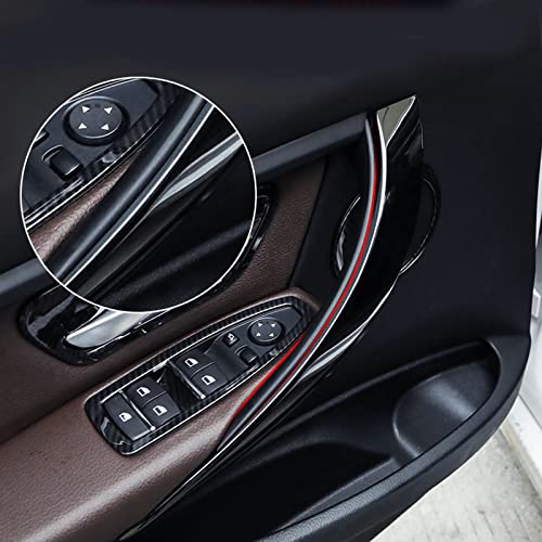 LIMBQS Black Door Handle Covers for BMW F30 F34 F32 F36, Interior Door Pull Handle Covers Replacement for BMW 3 4 Series - Image 4
