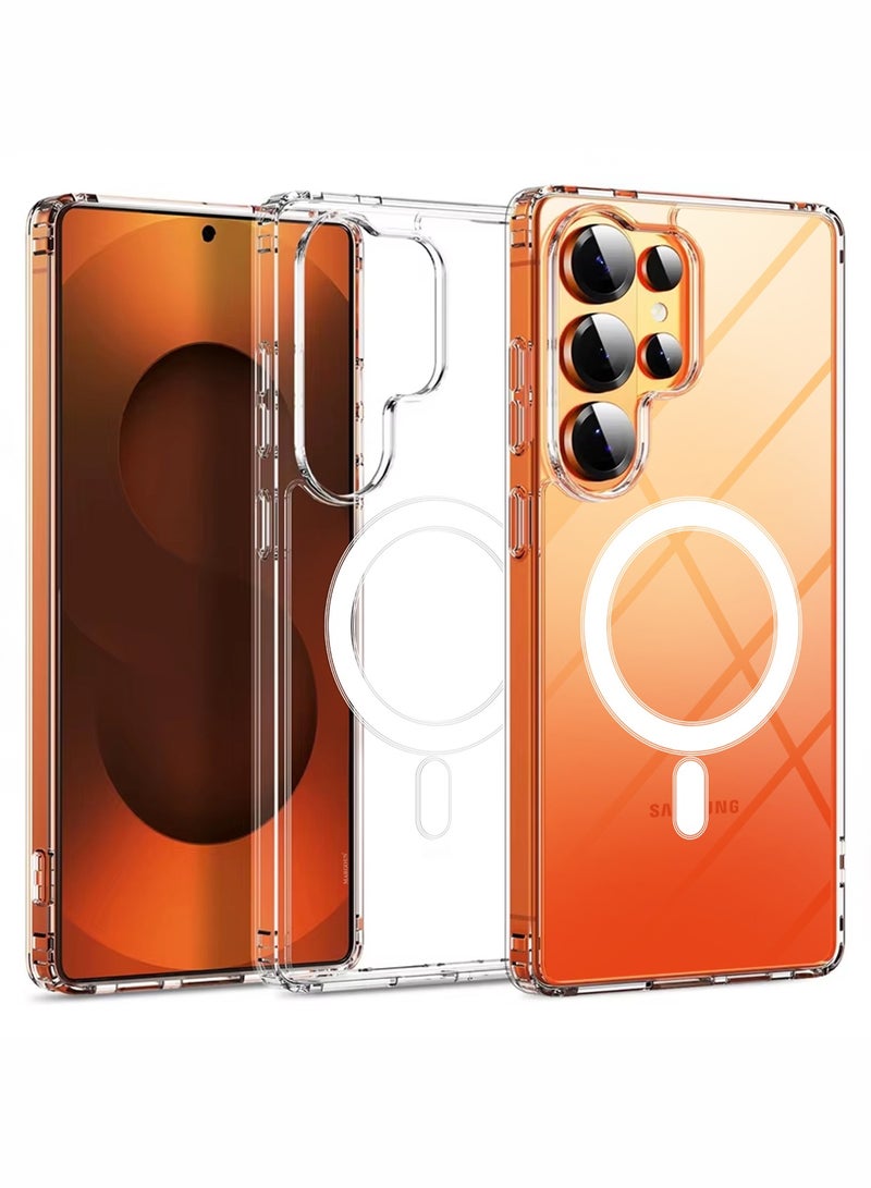 مارجون Magsafe Clear TPU Case for Samsung Galaxy S26 Ultra with Bumper Reinforced Corners -Shock Protection- Clear clear - Image 3
