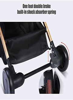 Arababy Foldable Travel Pram Baby Stroller For 6Month+, Grey  - Image 4