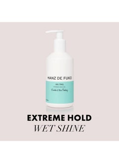 hanz de fuko Gel Triq Premium Sugar Based Hair Styling Gel Extreme Hold Flexible And Nonflaking Formula 8 Oz.  - Image 4