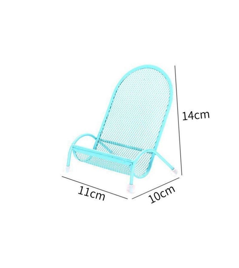 2pcs Rose Red Creative Desk Phone Stands Chair Design Stable Weighted Bedside Stands - Image 3