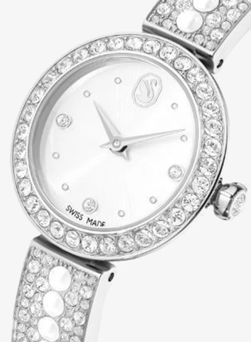 Swarovski  Matrix Stainless Steel White Dial Analog Watch for Women | Best Price UAE