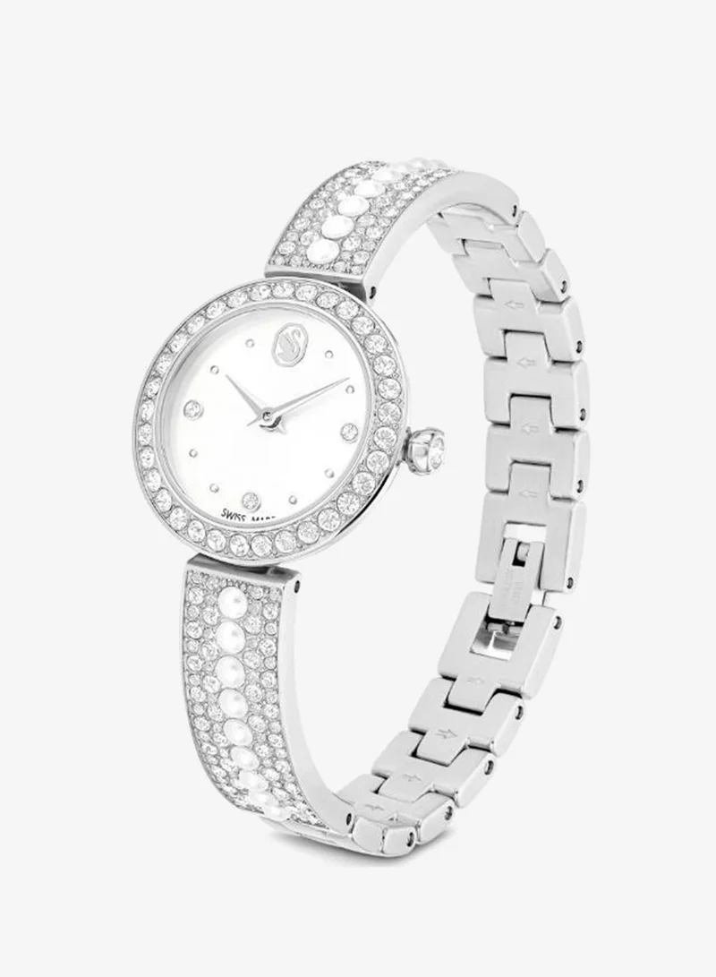 Swarovski  Matrix Stainless Steel White Dial Analog Watch for Women | Best Price UAE