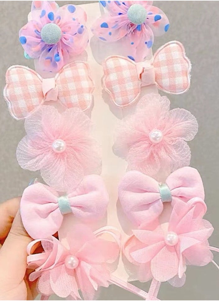 Goolsky - 10pcs Adorable Flower Hair Clips - Perfect Hair Accessories For Girls, Ideal choice for Gifts For King's Day - Image 1