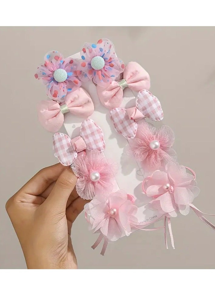 Goolsky - 10pcs Adorable Flower Hair Clips - Perfect Hair Accessories For Girls, Ideal choice for Gifts For King's Day - Image 1
