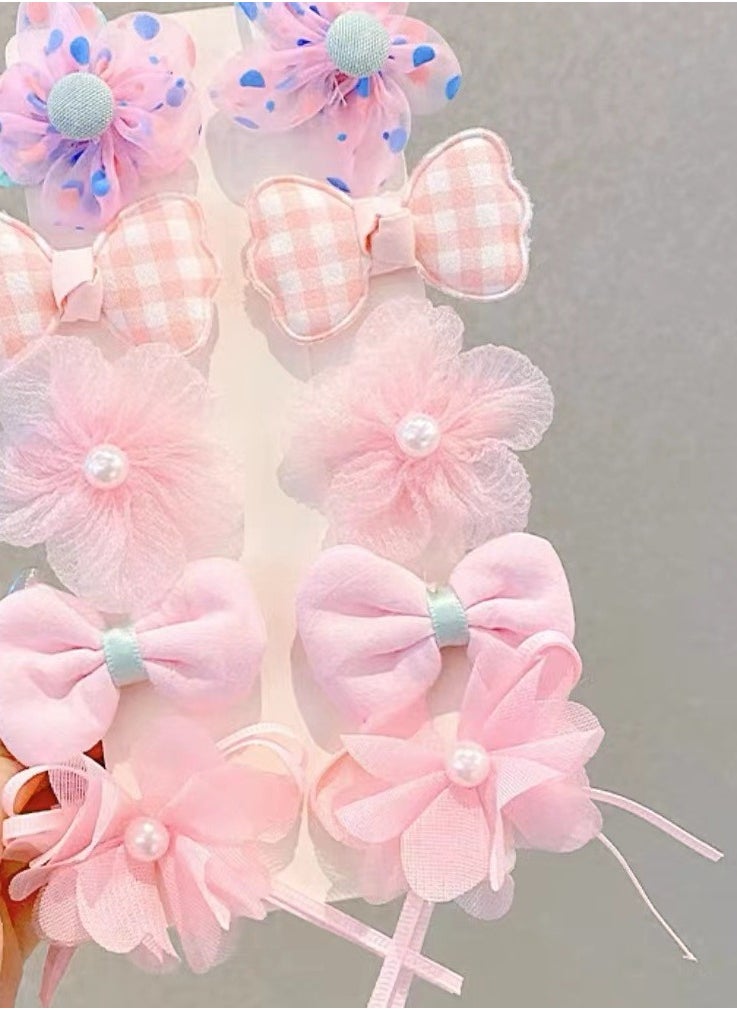 Goolsky - 10pcs Adorable Flower Hair Clips - Perfect Hair Accessories For Girls, Ideal choice for Gifts For King's Day - Image 1