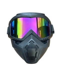 Generic Harley Balaclava Skiing Motorcycle Windproof Mask Round Chin Color 