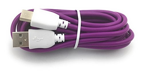 Xcivi USB Charger Cable Cord for Fuhu Tablets Nabi DreamTab, nabi 2S, nabi Jr., Jr. S, XD, Elev-8, 6 FT/2m (Purple) - Image 4