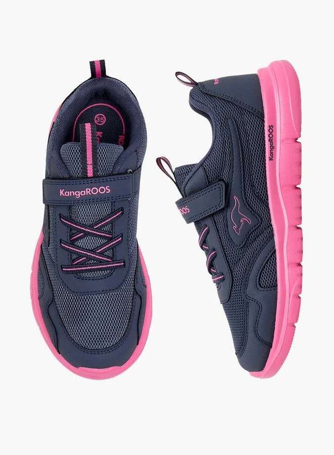Kangaroos NAVY Girls Hook & Loop Sports Shoes for Women | Best Price UAE