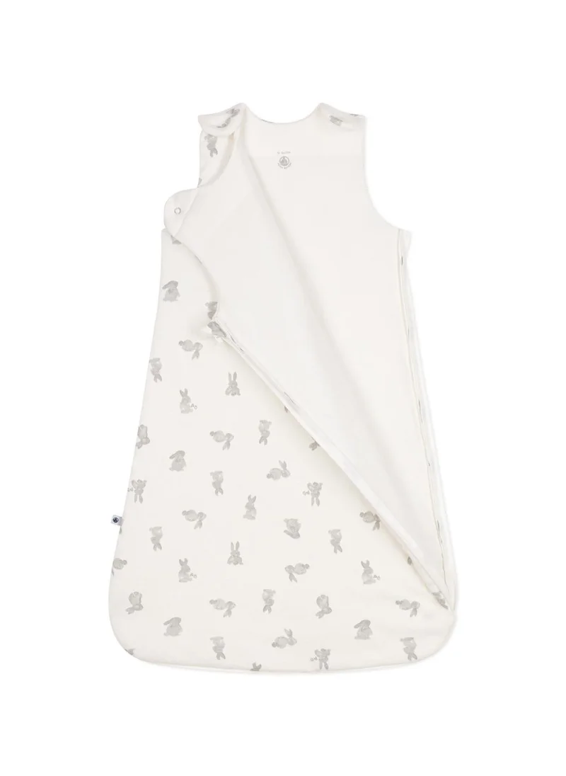 Petit Bateau Cotton Rabbit Patterned Sleeping Bag