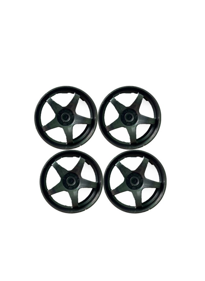 Generic Accessories 1:10 Car Shell Battery Gear Remote Control-Color:Four Golden Wheels  - Image 2