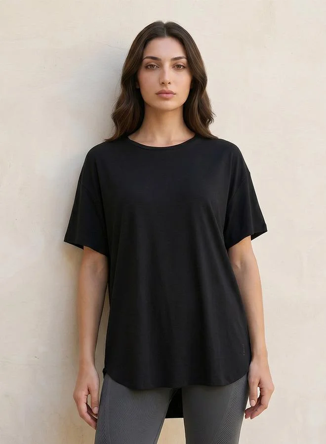 Splash Active Boxy 2 Way Stretch T shirt