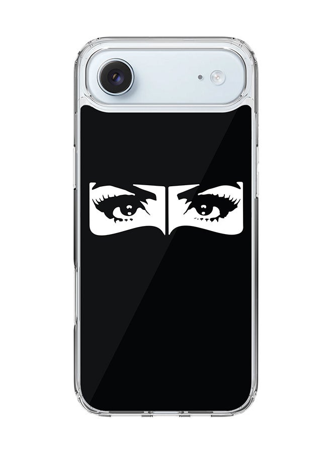 Stylizedd Classic Clear MagSafe Case for iPhone 17 Air , Hybrid Soft Case Flexible Edges Anti Drop TPU PC Gel Thin Transparent Cover [ Designed for iPhone 17 Air ] - Naqabi Eyes