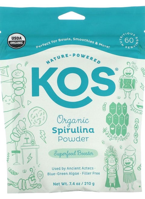 Organic Spirulina Powder 7.4 oz (210 g)
