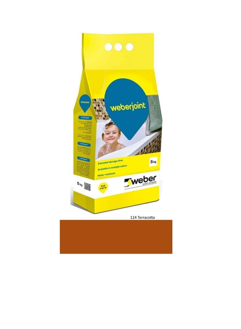 ويبر الأسمنت القائم على الخرسانة سابقة الخلط الجص متعدد الألوان TERRACOTTA - Image 2