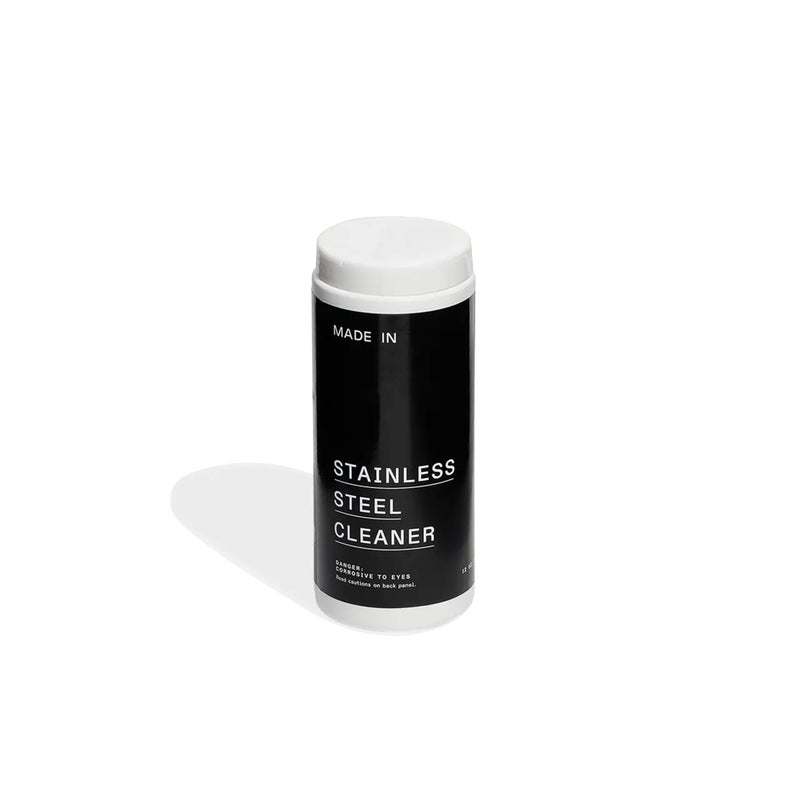 Madein Made In Cookware - Stainless Steel Cleaner - Environmentally Safe Stainless Steel Cleaner for Polishing and Cleaning Pots and Pans - 12oz Powder - Image 1