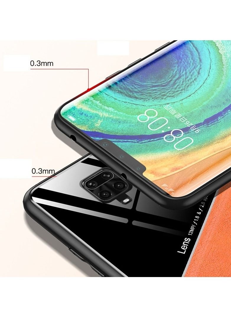 Case Leather Texture Car Magnetic Phone Cover For Xiaomi Redmi Note 9s/Note 9 Pro _Green