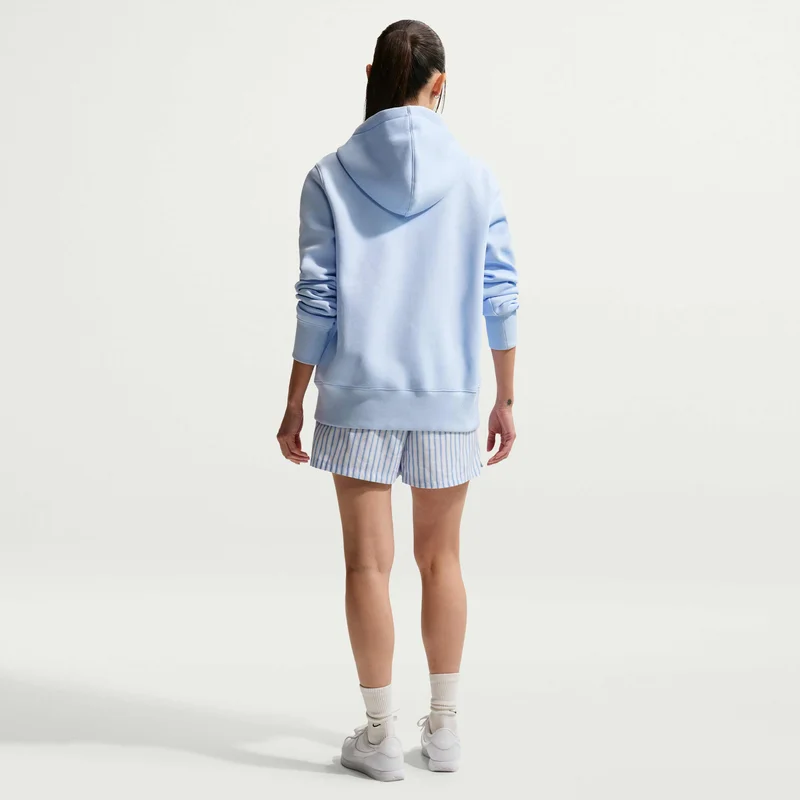 Nike Blue Women's Sportswear Phoenix Fleece Full-Zip Hoodie for Women | Best Price UAE