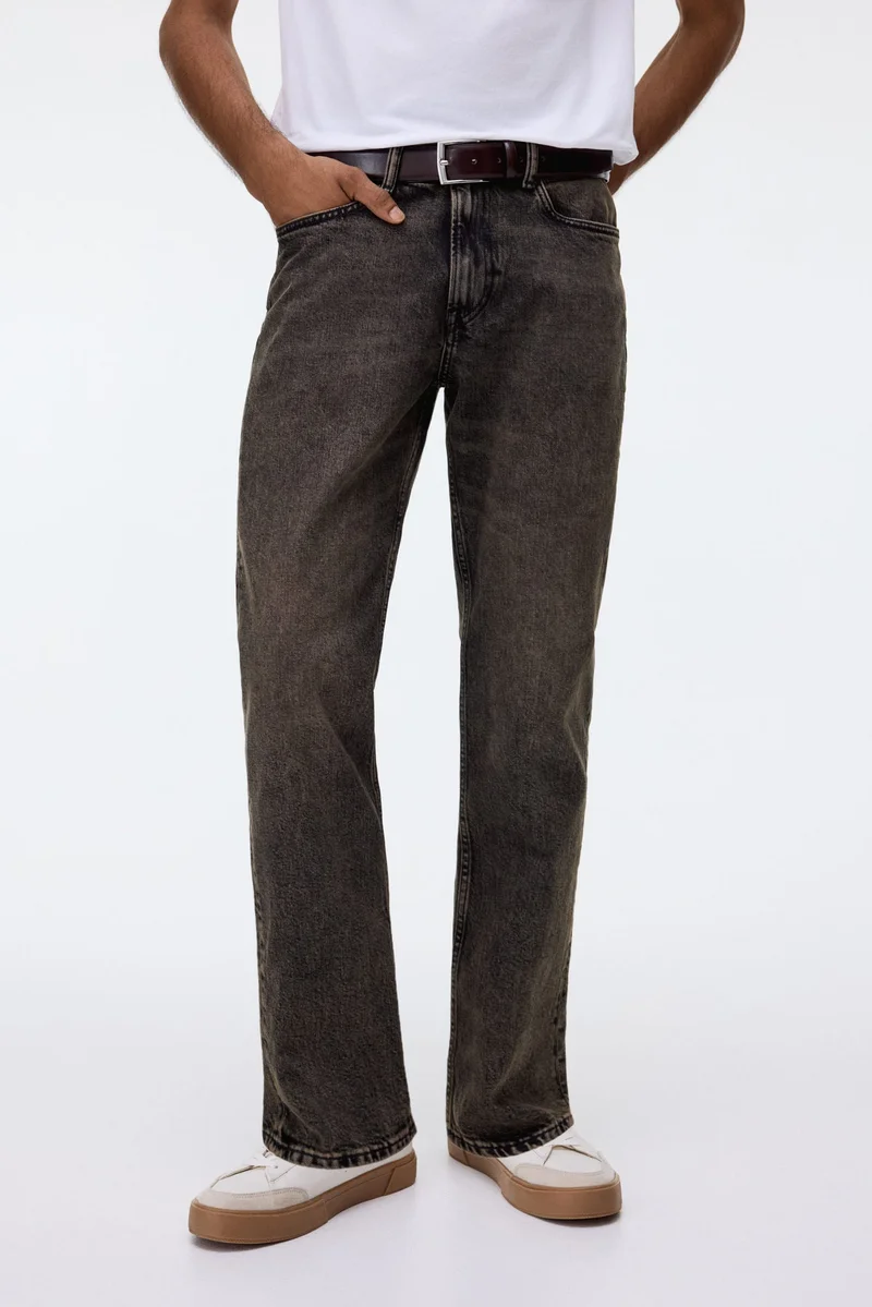 اتش اند ام جينز بخصر عادي