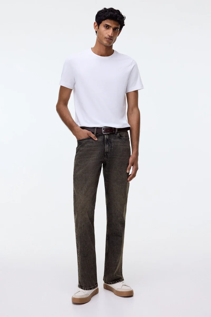 اتش اند ام جينز بخصر عادي