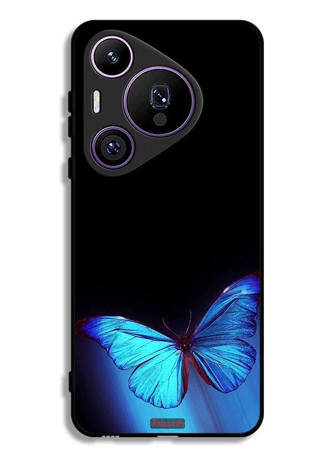 Tolwak Huawei Pura 70 Pro Protective Case Cover Butterfly Art - Image 1