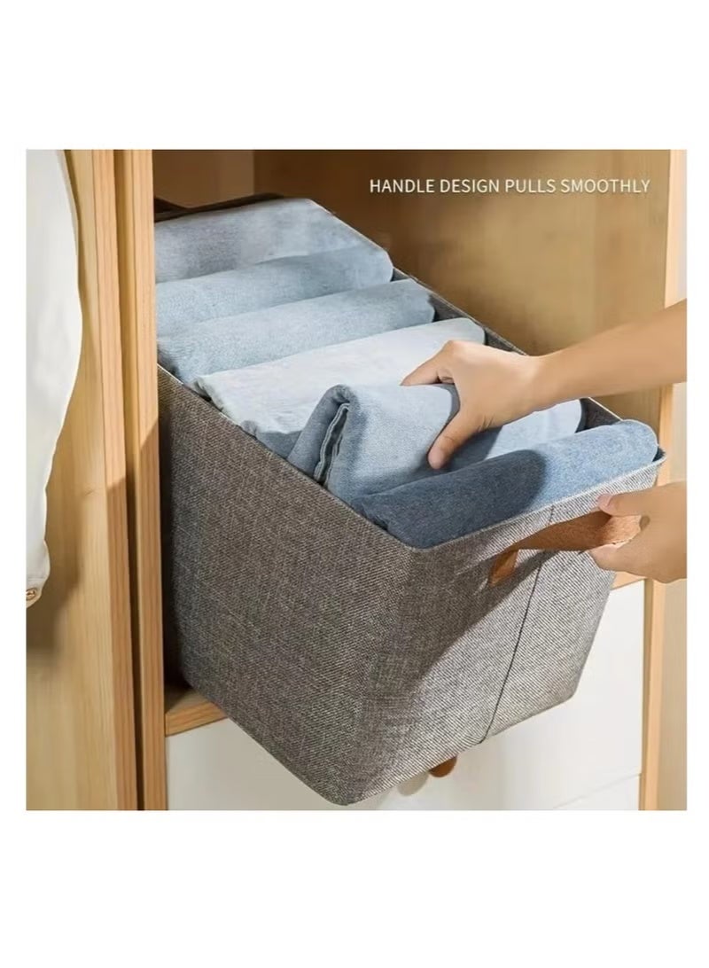 Foldable Oxford Storage Box for Organizing Clothes, Towels and Bedding, Size 44*30*20 cm (Color May Vary) - Image 1