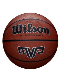 Wilson MVP 295 Basketball (Brown) – Durable Indoor & Outdoor Ball with Superior Grip & Consistent Bounce  - Image 1