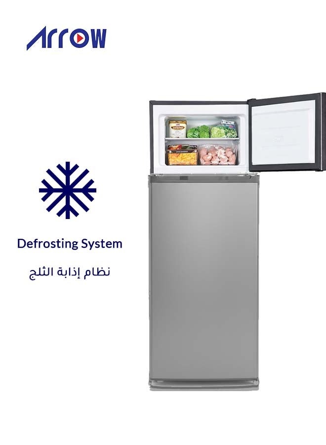 Arrow 311 Liters Double Door Refrigerator 11 Cubic Feet, No Frost, Adjustable Legs, Safety Lock, Low Noise, Energy Saving, Glass Shelf, Interior Lamp & Silent & Energy-Efficient Compressor (2 Years Product And 7 Years Compressor Warranty) - Image 4