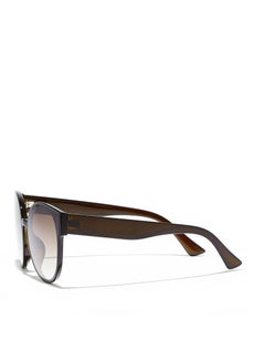 Blackout SERENE Women Brown Sunglasses - Frame Material: Thermoplastic Rubber (TR90) - Frame Color: Brown -Lens Color: Brown - Full Rim  - Image 3