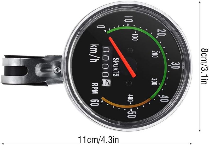 Pilipane Pilipane bikes Speedometer  bikes Tricycle Mechanical Odometer Speedometer  bikes Bike Computer Speedometer Odometer  Cycling Stopwatch Cyclocomputer for 2627  52829 inch Bikes - Image 2