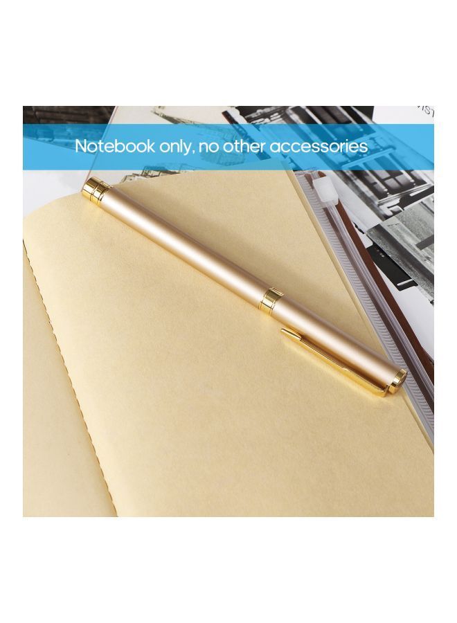 NIBEMINENT PU Leather Pocket Journal Brown - Image 4