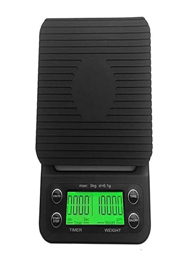 ALLOET Timer Balance Scale Coffee Measuring 2 KG , 2724831046782