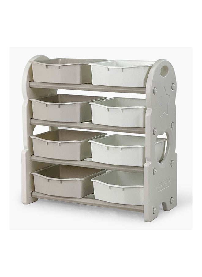 Home Box Toys Organizer Iris Delta 4-Tier Toy Organiser with 8 Boxes 76 x 80 x 36 cm  - Image 2