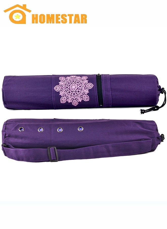 HOMESTAR Fashion Printed Yoga Mat Bag – Carrier with Adjustable Strap & Front Pockets - Image 1