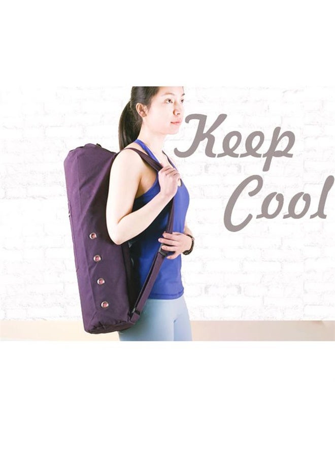 HOMESTAR Fashion Printed Yoga Mat Bag – Carrier with Adjustable Strap & Front Pockets - Image 5