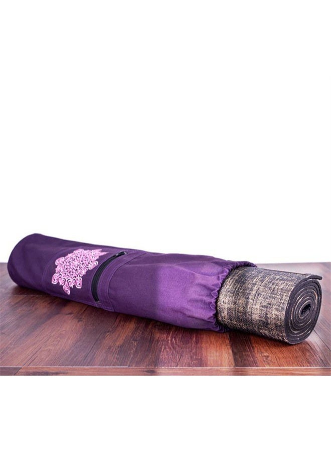 HOMESTAR Fashion Printed Yoga Mat Bag – Carrier with Adjustable Strap & Front Pockets - Image 2