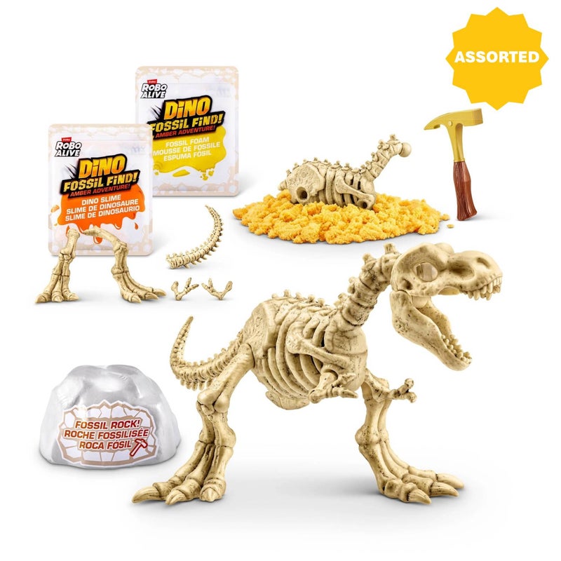 Robo Alive Dino Fossil Find! Amber Adventure Dig Kit (Assorted) - Image 3