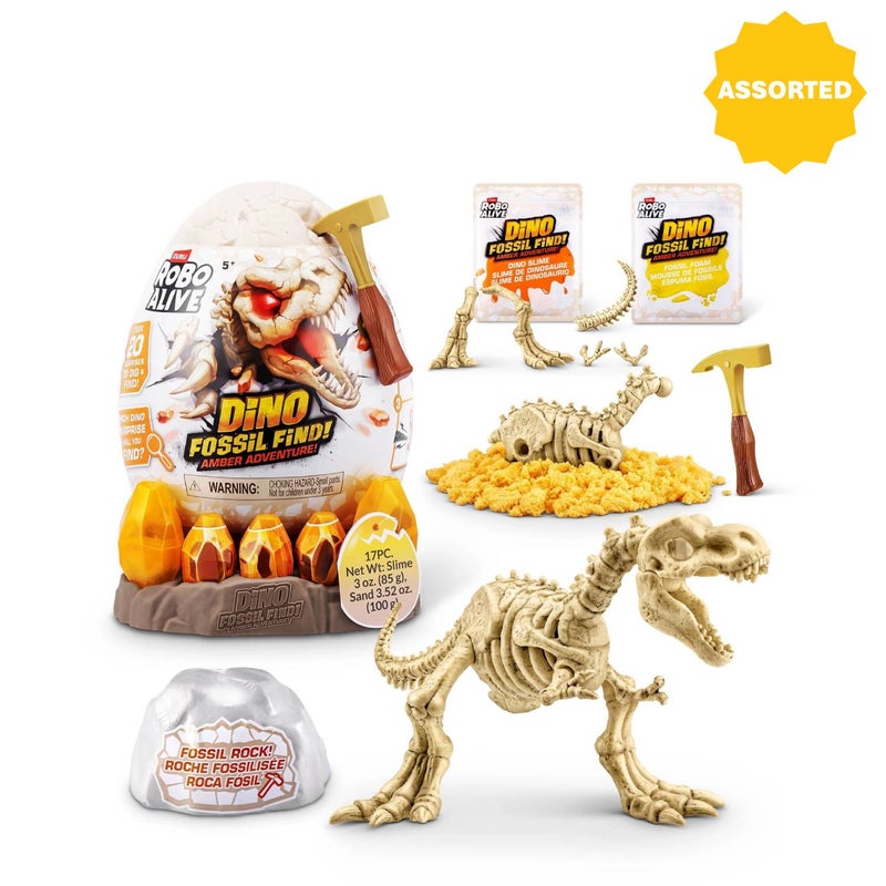 Robo Alive Dino Fossil Find! Amber Adventure Dig Kit (Assorted) - Image 2