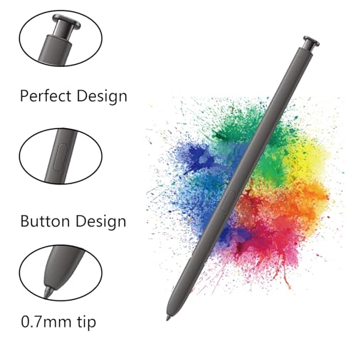 CaoXiong Galaxy S24 Ultra S Pen Replacement for Samsung Galaxy S24 Ultra Stylus Pen withoutBluetooth with Needle Repair Part Dark Gray - Image 3