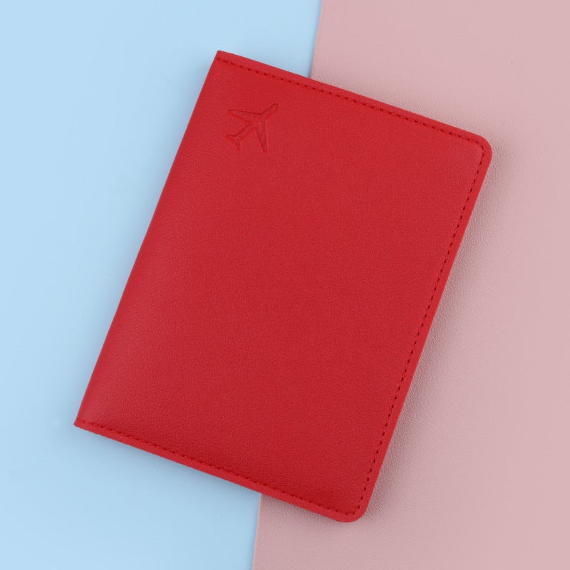 Passport Holder RFID Blocking Travel Wallet249 aircraft passport book Red 249 aircraft passport book Red 